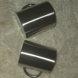 Stainless Steel Mug Set of 2